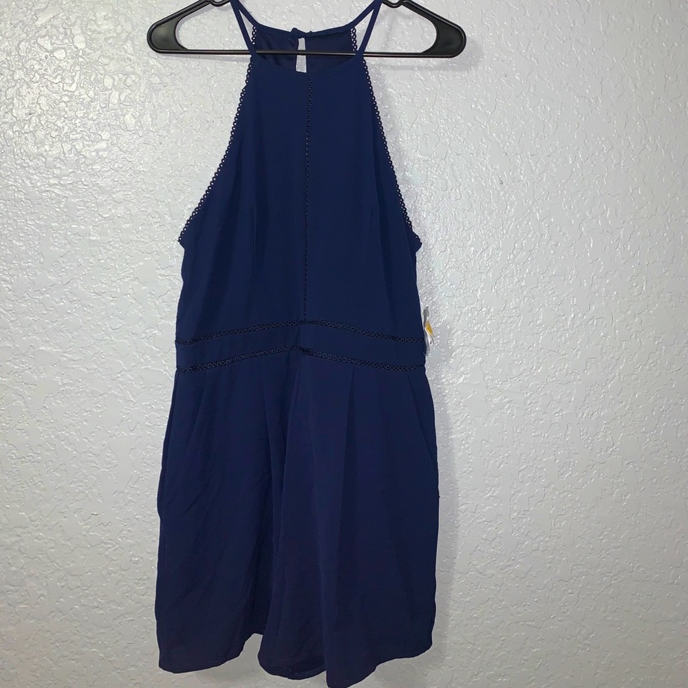 ❣️ navy blue romper ❣️
